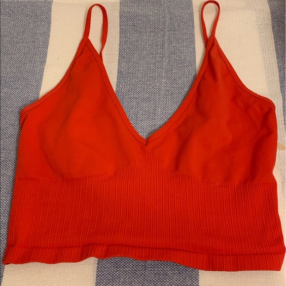 Red free people nylon tank - Picture 3 of 3